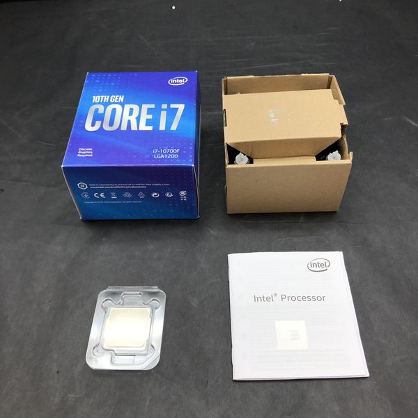インテル Core i7 10700F BOX Intel Core i7-10700F Desktop Processor 8 Cores up to 4.8 GHz