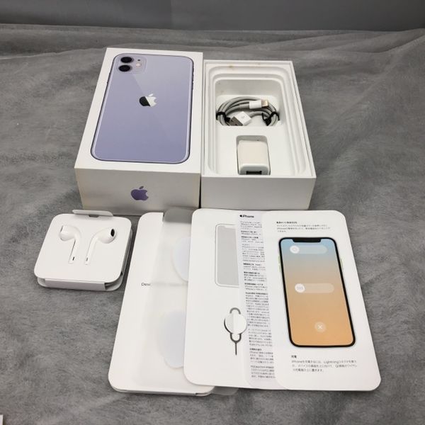 APPLE 〔中古〕iPhone11 64GB パープル NWLX2J/A au対応 SIMロック解除 