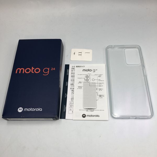 MOTOROLA 〔中古〕moto g24 XT2423-5 マットチャコール PB1A0000JP
