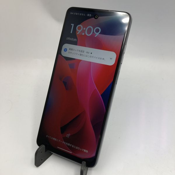 MOTOROLA 〔中古〕moto g24 XT2423-5 マットチャコール PB1A0000JP