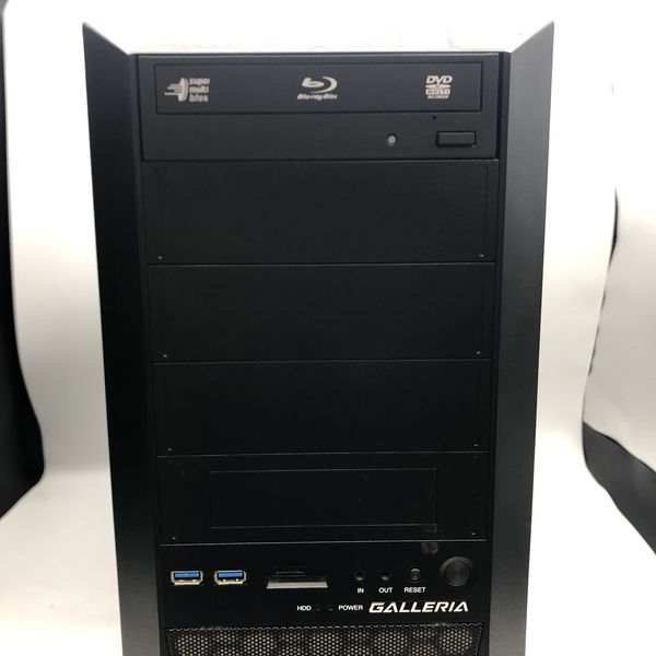 ドスパラ GALLERIA ZV(KT01/Z370) デスクトップパソコン i7 8700K 3.70GHz 16GB SSD 525GB/HDD 1TB Win10 Home 64bit 中古 T3608951 THIRDWAVE 〔中古〕GALLERIA ZV(KT01&frasl;Z370)（中古1ヶ月保証