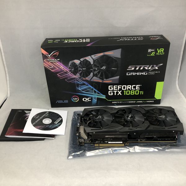 ASUS - ASUS ROG-STRIX-GTX1080Ti-O11G-GAMING 中古品 ASUS 〔中古〕GeForce GTX 1080Ti ROG-STRIX-GTX1080TI-O11G