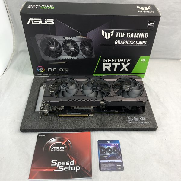 中古箱無し】RTX 3070 Ti 8GB ASUS TUF GAMING 中古 ASUS TUF