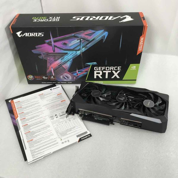 中古グラボ　AORUS GeForce RTX 3070 8GB GIGABYTE 〔中古〕AORUS GeForce RTX 3070 MASTER 8G GV
