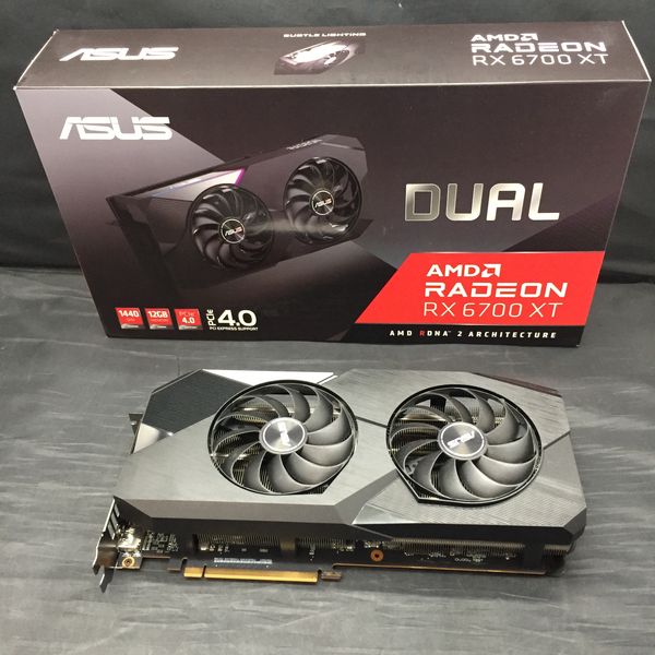保証期間残あり　ASUS RX6700XT 保証期間残あり ASUS RX6700XT ASUS Dual Radeon RX 6700 XT OC