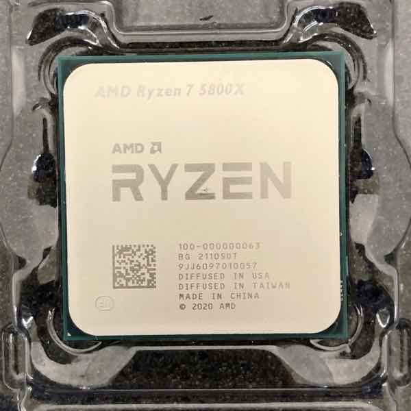【中古】AMD Ryzen 7 5800X BOX AMD 送料無料 AMD Ryzen 7 5800X cooler なし 3.8GHz 8コア / 16