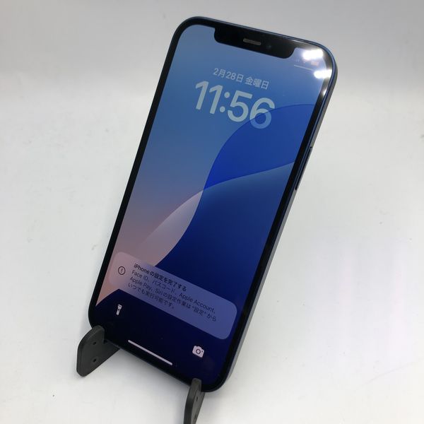 APPLE 〔中古〕iPhone12 128GB ブルー MGHX3J/A au対応 SIMロック解除 