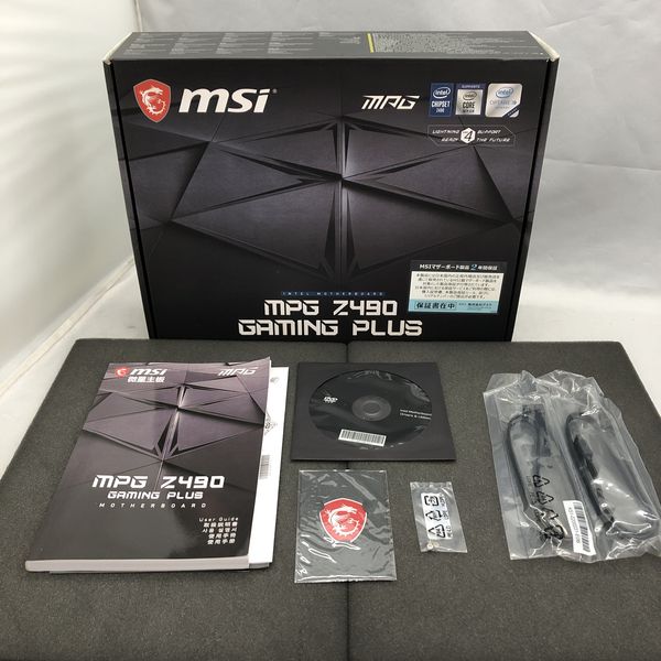MSI MPG Z490 GAMING PLUS 動作確認済 新品に近い中古品 MSI MPG Z490 GAMING PLUS LGA1200マザーボード 美品 動作確認