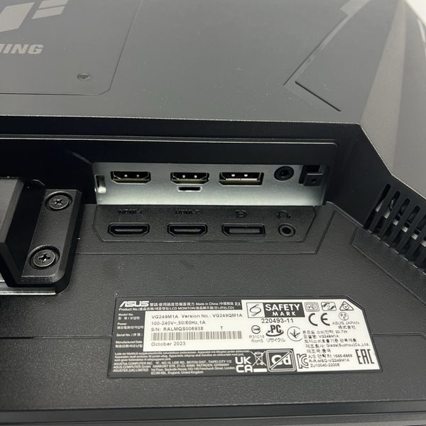 ASUS 〔中古〕23.8インチ液晶ディスプレイ TUF Gaming VG249QM1A