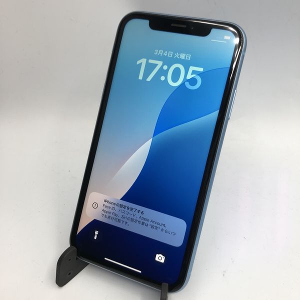 iPhoneXR 128gb ブルー SIMフリー iPhone XR バッテリー100% iPhoneXR