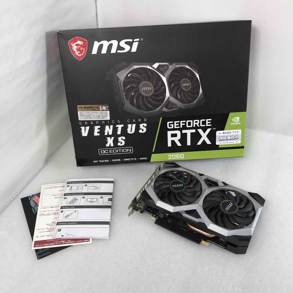 Fan Msi 3060 Ventus 2x Oc Rtx 3060 Mhs MSI 〔中古〕GeForce RTX 2060