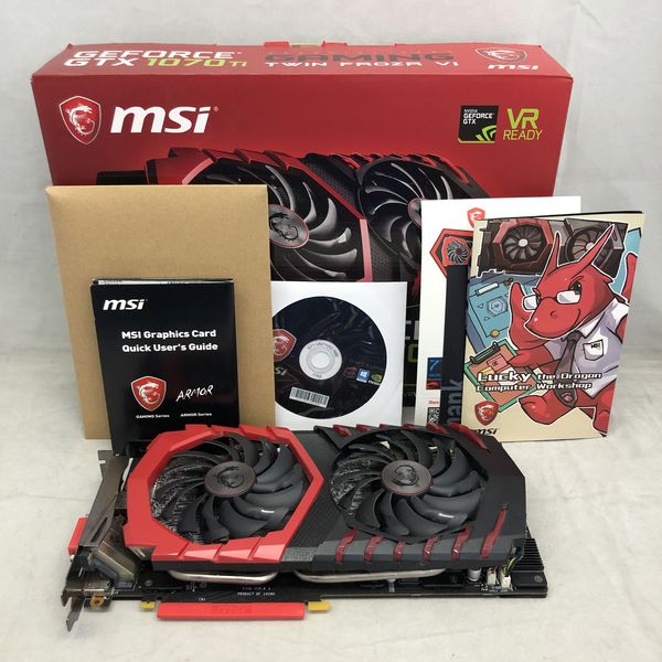 MSI GTX1070Ti GAMING 8G 中古品 MSI 〔中古〕GeForce GTX 1070Ti GAMING 8G（中古保証1ヶ月間