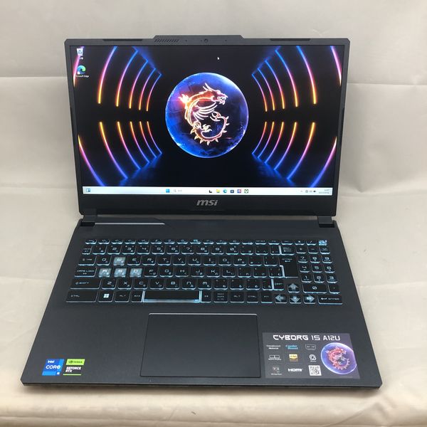 MSI 〔中古〕Cyborg-15-A12UC-3050JP インテル® Core™ i5-12450H 