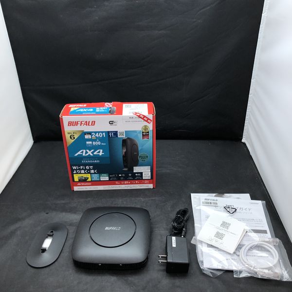 【新品同様】保証書付き バッファロー WSR-3200AX4S-BK バッファロー WSR-3200AX4S-BK BUFFALO 〔中古〕WSR-3200AX4S-BK（中古
