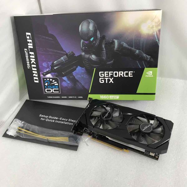 GTX 1660 SUPER  未開封 GG-GTX1660SP-E6GB/DF GG-GTX1660SP-E6GB/DF | NVIDIA GEFORCE GTX 1660 Super 搭載
