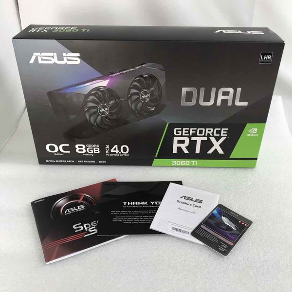 ASUS 〔中古〕DUAL-RTX3060TI-O8G-V2(中古保証1ヶ月間 ASUS 〔中古〕DUAL-RTX3060TI-O8G-V2(中古保証1ヶ月間