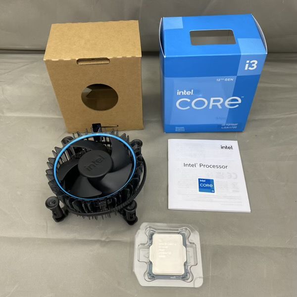 中古 Intel Core i3-12100F Intel Core i3-12100F SRL63 4C 3.3GHz 12MB 58W LGA1700