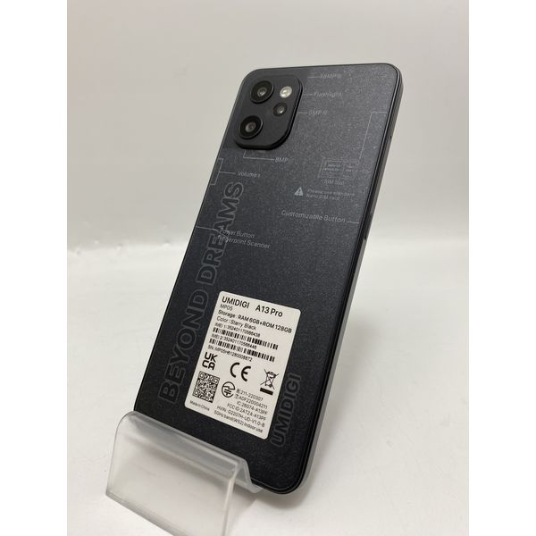 UMIDIGI A13 Pro 5G ブラック 中古SIMフリー ノーブランド 〔中古〕UMIDIGI A13 Pro 6GB/128GB MP05