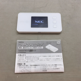 NEC 〔中古〕Speed Wi-Fi 5G X11 NAR01 スノーホワイト（中古