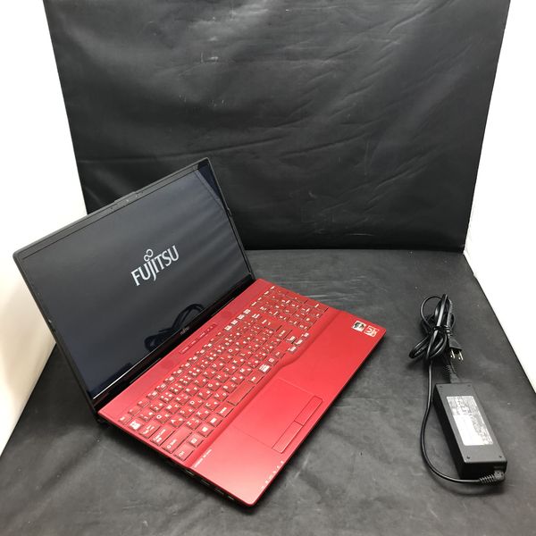 FUJITSU 〔中古〕LIFEBOOK AH43/E3 FMVA43E3R ガーネットレッド Ryzen