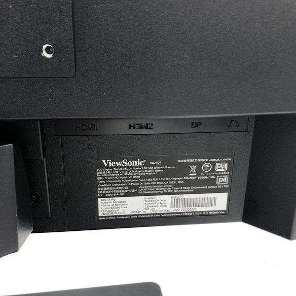 ViewSonic VX2407-7 23.8インチワイド 液晶モニター Amazon.co.jp
