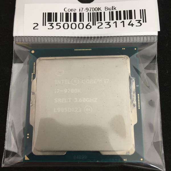 Intel 〔中古〕インテル® Core™ i7 プロセッサー -9700K Bulk Intel 〔中古〕インテル® Core™ i7 プロセッサー -9700K Bulk