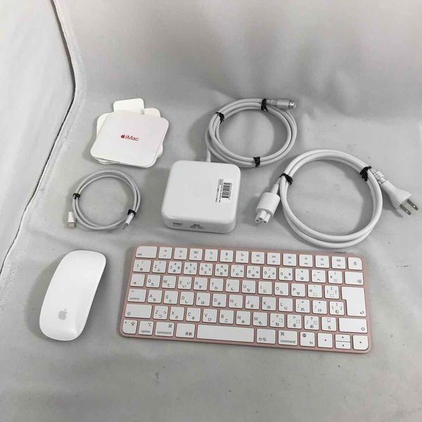 激安直営店 〔中古〕iMac APPLE (24-inch・M1・2021) MacOS ピンク MJVA3J/A 社会保険労務士
