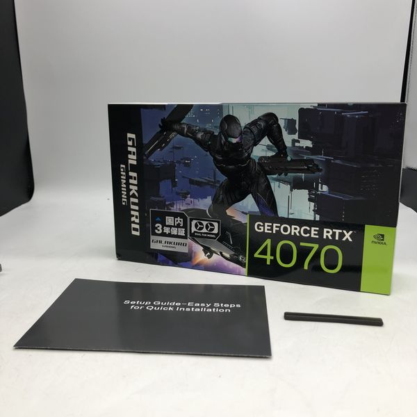 玄人志向 〔中古〕GG-RTX4070-E12GB/DF2（中古保証1ヶ月間