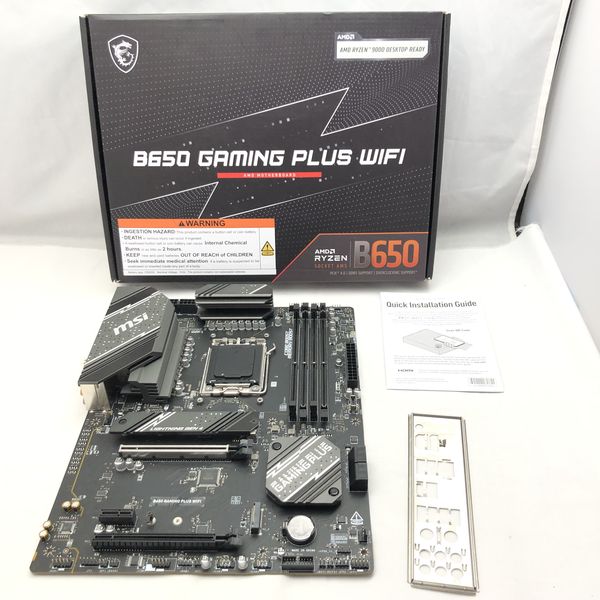 MSI B650 GAMING PLUS WIFI 　動作品　ジャンク MSI B650 GAMING PLUS WIFI ジャンク - メルカリ