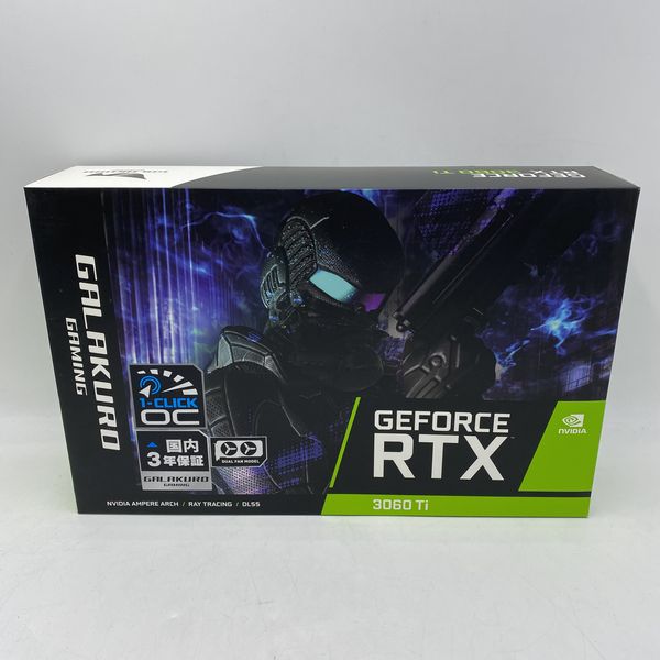 玄人志向 〔中古〕GeForce RTX 3060Ti GG-RTX3060Ti-E8GB/DF/LHR（中古