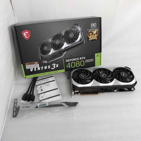 未使用 MSI GeForce RTX 4080 SUPER VENTUS 3X MSI GeForce RTX™ 4080 16GB VENTUS 3X OC | Graphics Card