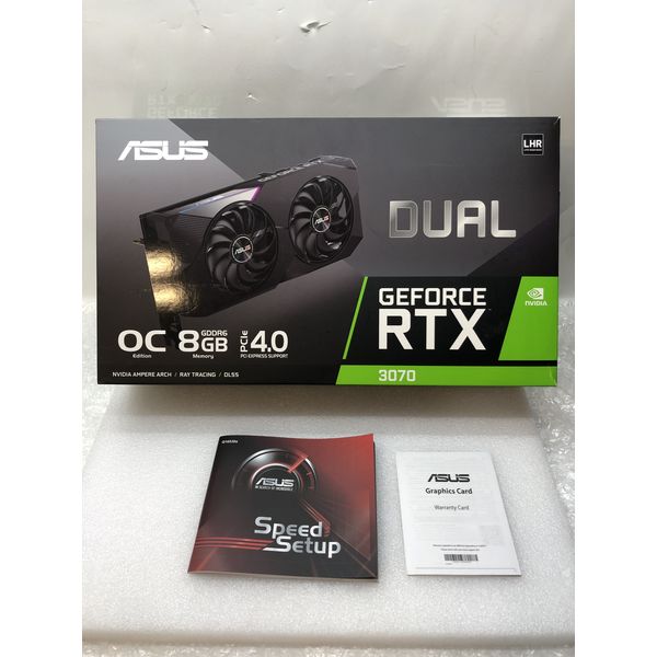 ASUS - ASUS RTX 3070 DUAL OC (中古保証有り) ASUS DUAL GeForce RTX 3070 OC 8GB GDDR6 Graphics Card for