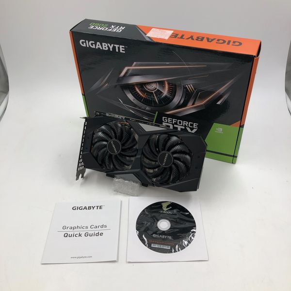 中古 GIGABYTE GEFORCE RTX2060 GIGABYTE GeForce RTX 2060 SUPER 8GB GDDR6 PCI Express 3.0
