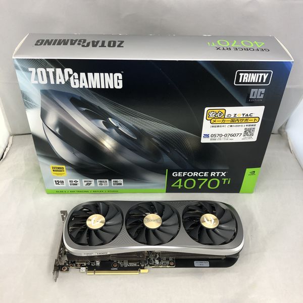 ZOTAC GeForce RTX 4070Ti 12GB ジャンク ZOTAC GeForce RTX 4070Ti 12GB ジャンク ジャンク】ZOTAC