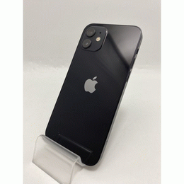 〔中古〕iPhone12 64GB MGHN3J/A Black auSIMロック解除品(中古保証1ヶ月間)