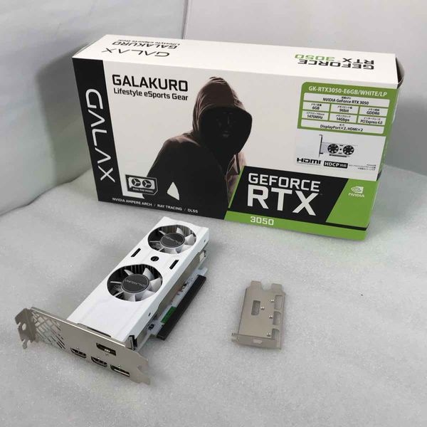 玄人志向 〔中古〕GeForce RTX 3050 GK-RTX3050-E6GB/WHITE/LP