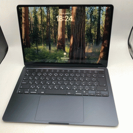 〔中古〕MacBook Air (M2・2022) MLY33J/A ミッドナイト AppleM2/8GB/256GB/AppleM2(中古保証3ヶ月間)