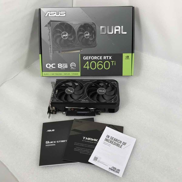 ASUS 〔中古〕GeForce RTX 4060 Ti DUAL-RTX4060TI-O8G-V2（中古保証1