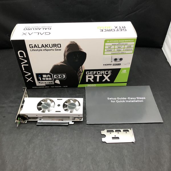 玄人志向 〔中古〕GeForce RTX 3050 GK-RTX3050-E6GB/WHITE/LP（中古