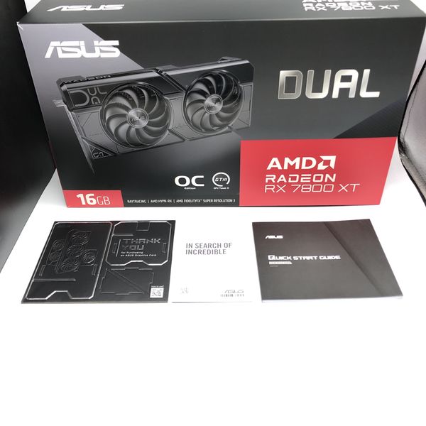 ASUS 〔中古〕DUAL-RX7800XT-O16G（中古保証1ヶ月間） | パソコン工房