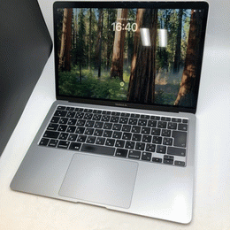 〔中古〕MacBook Air (M1・2020)  MGN73J/A スペースグレイ MacOS/Apple M1/8GB/512GB/Apple M1(中古保証3ヶ月間)
