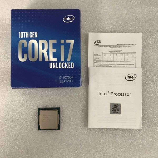 美品】Core i7 10700K BOX 保証残