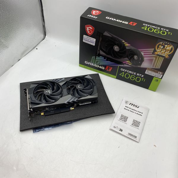 MSI RTX4060Ti 新品未開封 Amazon | MSI (エムシー) GeForce RTX 4060 Ti Gaming X 16G
