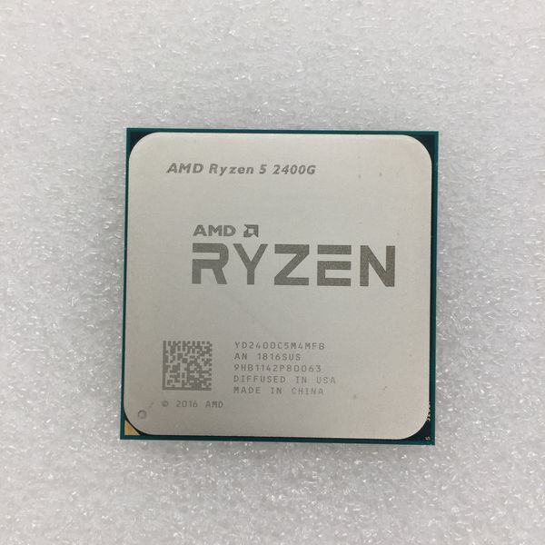 PCパーツ Ryzen5 2400G AMD Ryzen 5 2400G Quad Core Processor 3.6 - 3.9 GHz, Socket