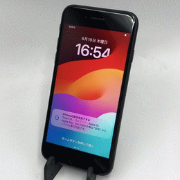 〔中古〕iPhoneSE(第3世代) 64GB ミッドナイト MMYC3J/A 国内版SIMフリー端末(中古保証1ヶ月間)