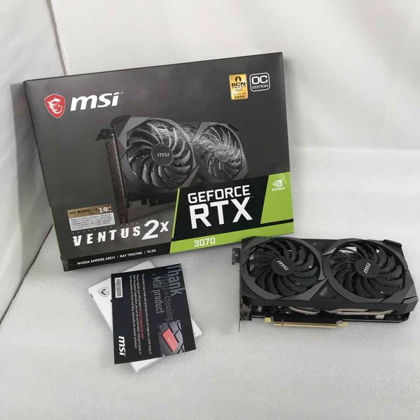 MSI 〔中古〕GeForce RTX 3070 VENTUS 2X OC（中古保証1ヶ月間