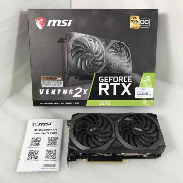 MSI 〔中古〕GeForce RTX 3070 VENTUS 2X OC（中古保証1ヶ月間