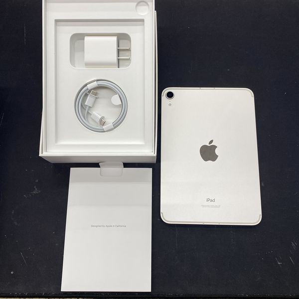 iPad - 中古 美品iPadmini6 64GB cellular 付属品新品 APPLE 〔中古〕iPad mini6 (第6世代) Cellular 64GB スター