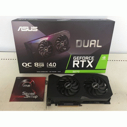 〔中古〕GeForce RTX 3070 DUAL-RTX3070-O8G(中古保証1ヶ月間)