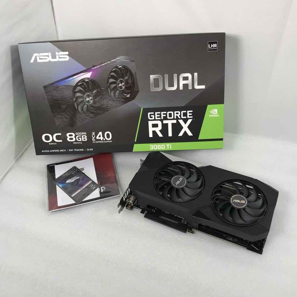 ASUS 〔中古〕GeForce RTX3060 Ti DUAL-RTX3060TI-O8G-V2（中古